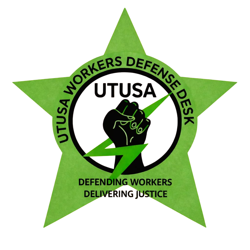 UTUSA Workers Defense Desk – South African Workers Unions CCMA